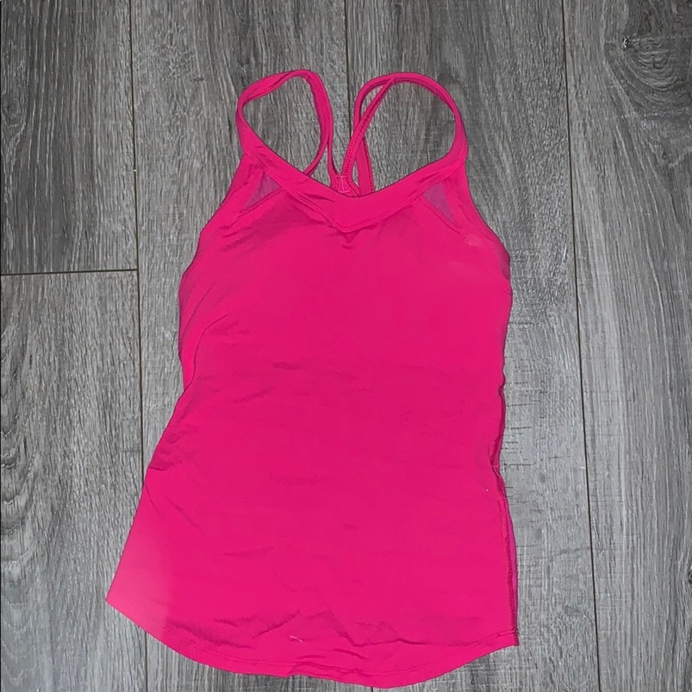 pink lululemon tank